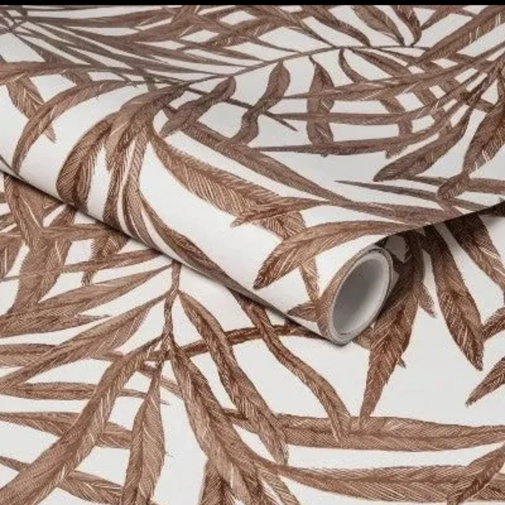 Threshold Tropical Palm Peel and Stick Wallpaper Nature, Brown